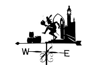Guy Fawkes with bomb weathervane